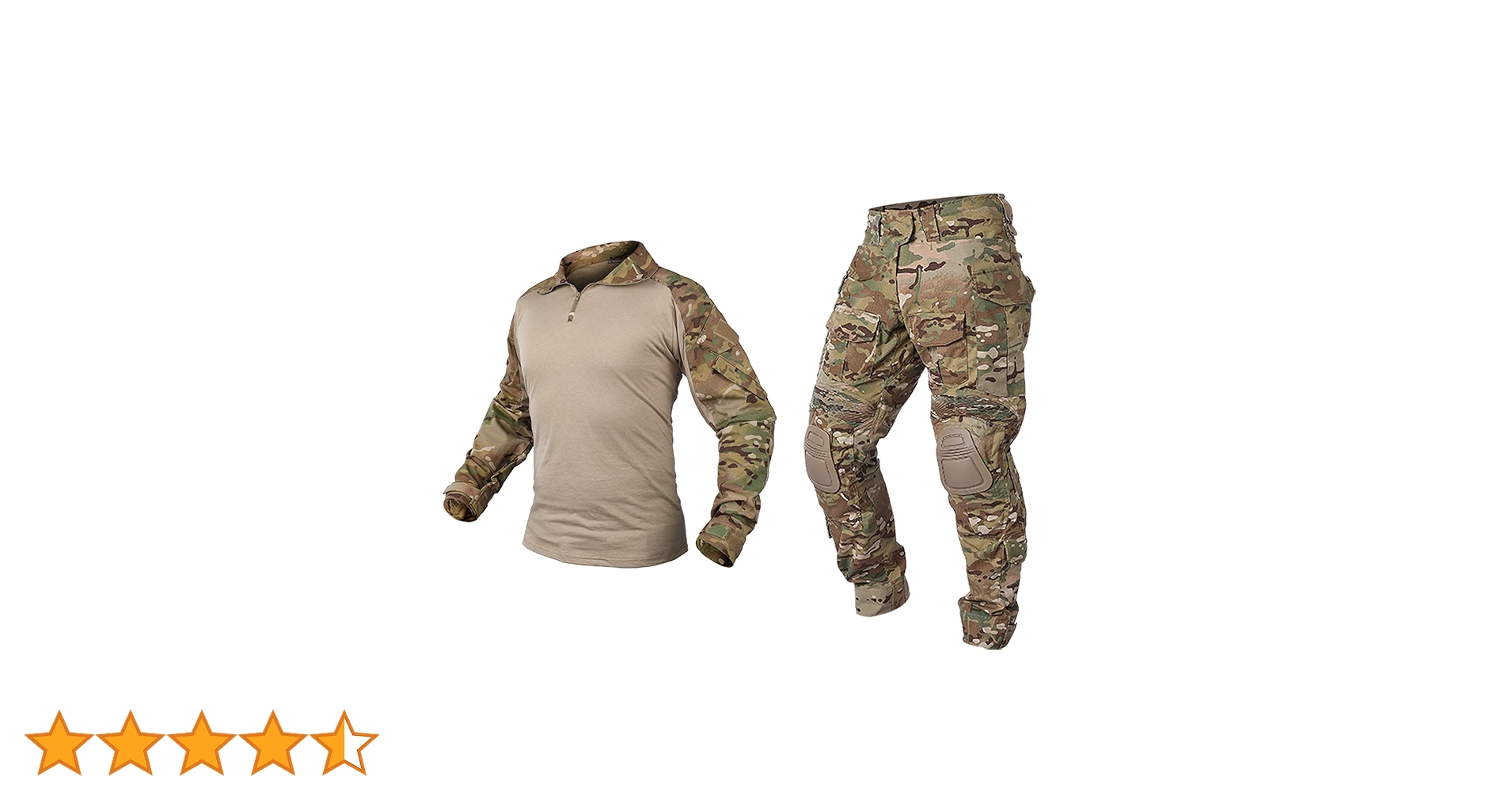 IDOGEAR 迷彩 スポーツシャツ XXL 肘パッド付き Amazon.co.jp: idogearメンズg3 Assault Combat Uniform Set